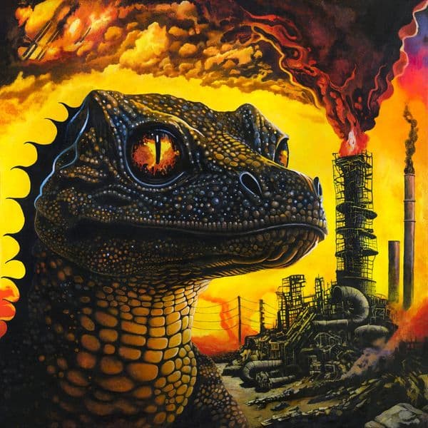 Album cover for King Gizzard and The Lizard Wizard - PetroDragonic Apocalypse; or, Dawn of Eternal Night: An Annihilation of Planet Earth and the Beginning of Merciless Damnation