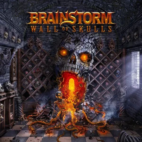 Album cover for Brainstorm - Wall of Skulls