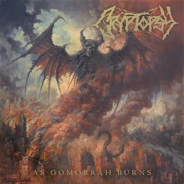 Album cover for Cryptopsy - As Gomorrah Burns