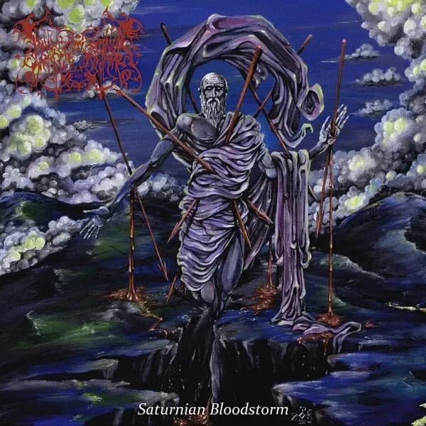 Album cover for Lamp of Murmuur - Saturnian Bloodstorm