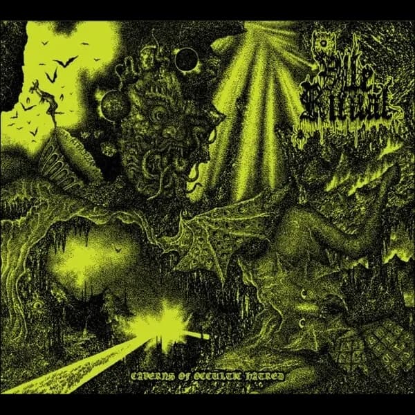 Album cover for Vile Ritual - Caverns of Occultic Hatred