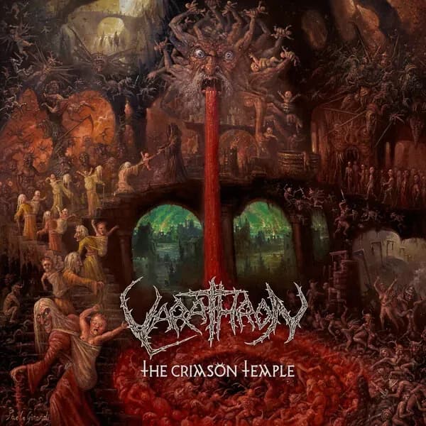 Album cover for Varathron - The Crimson Temple