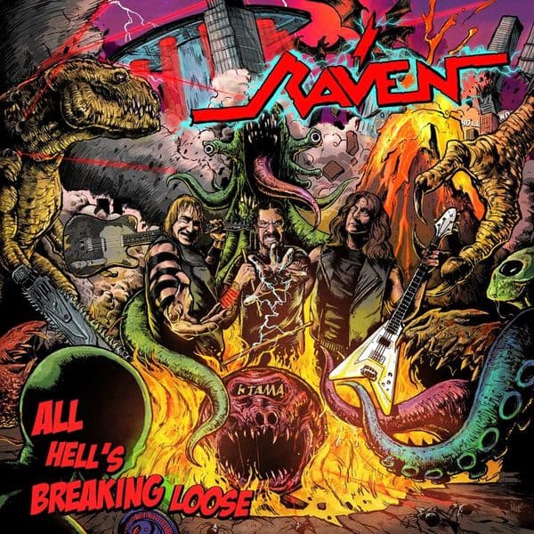 Album cover for Raven - All Hell's Breaking Loose