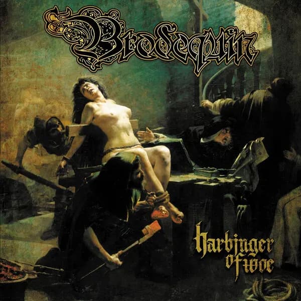 Album cover for Brodequin - Harbinger of Woe