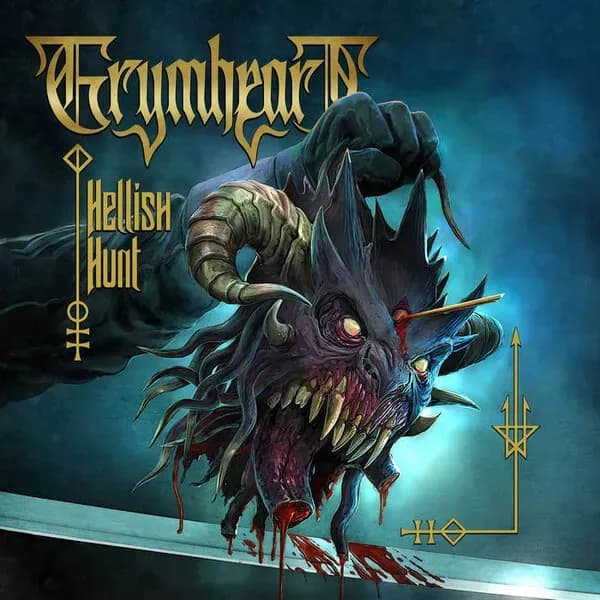 Album cover for Grymheart - Hellish Hunt