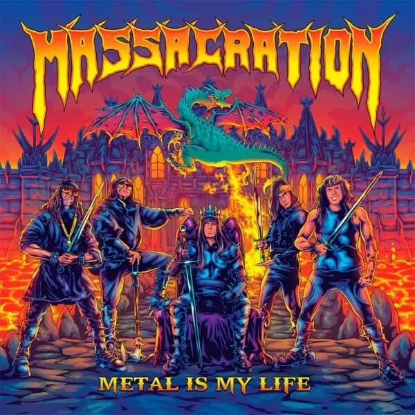 Album cover for Massacration - Metal Is My Life